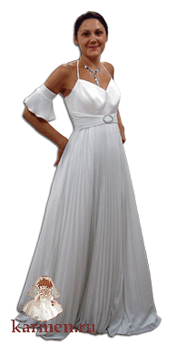 Белое платье, модель 069