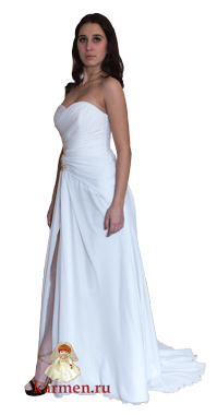 Белое платье, модель 169
