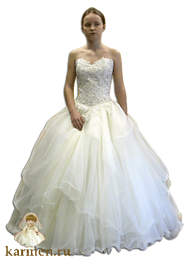 Свадебное платье, модель 085 шампань