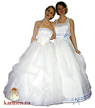 Белое платье, модели 148 и 049