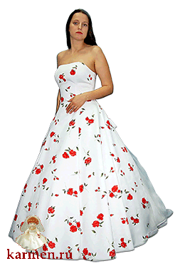 Свадебное платье, модель 207, белое