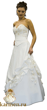 Свадебное платье, модель 23, белое