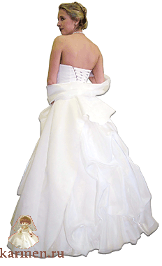 Свадебное платье, модель 219, белое