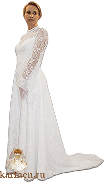 Белое платье, модель 193