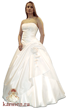 Свадебное платье, модель 236-085т, белое