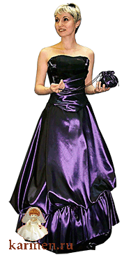 Вечернее чернильное платье, модель 236-205